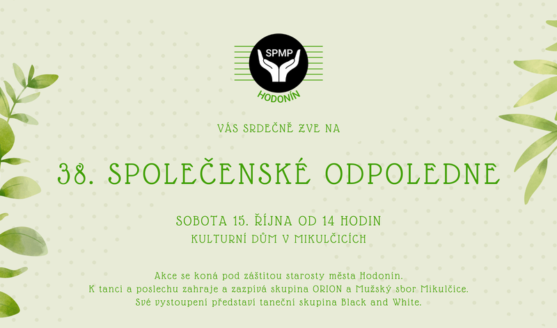 38. společenské odpoledne